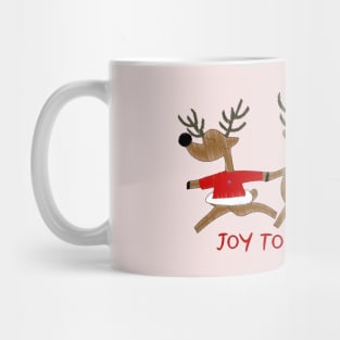 Christmas Dancing Deer Mug